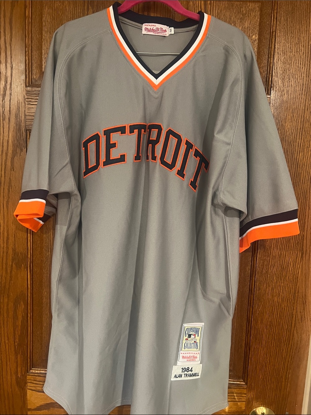Vintage Alan Trammell Detroit Tiger Baseball Jersey Cooperstown Collection 1984